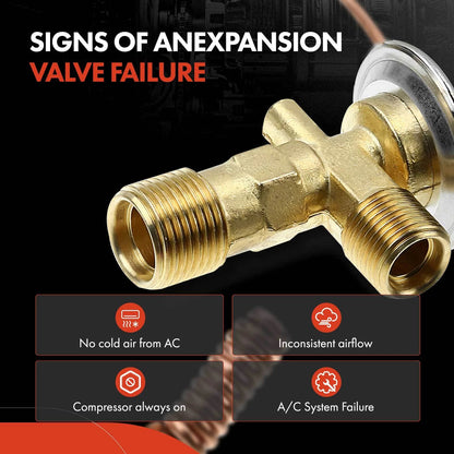 A/C Expansion Valve for Ford F-150 F-250 F-350, Honda Civic Accord