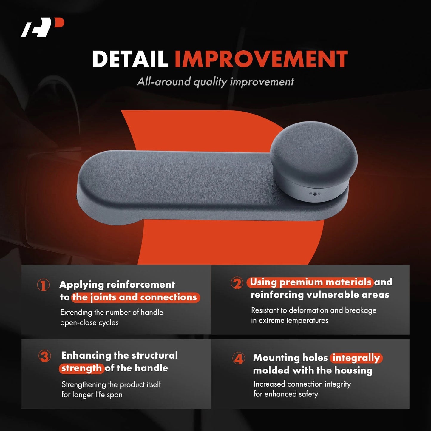 2X Front or Rear Interior Door Handle for Chevrolet Sonic (2012–2020)