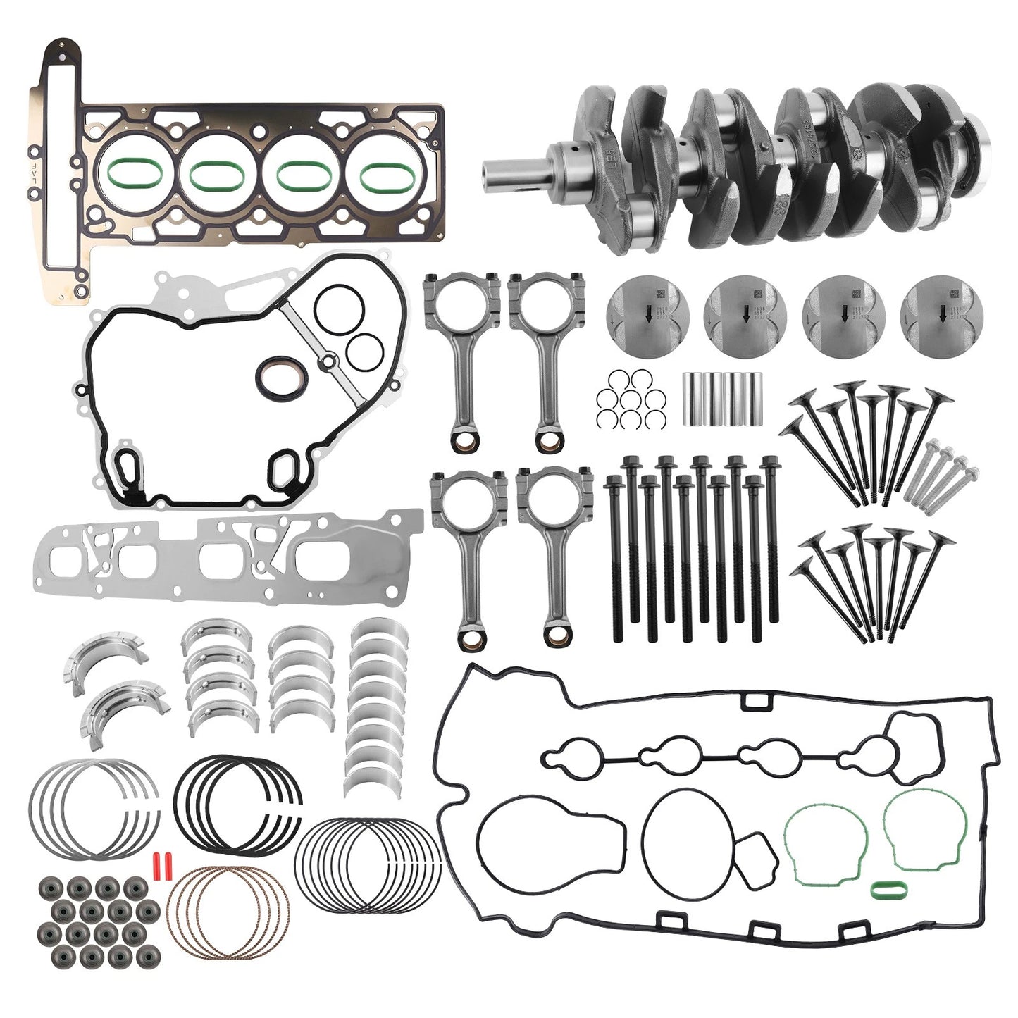 2.4L Engine Rebuild Overhaul Kit for Chevy GMC (2007–2019)