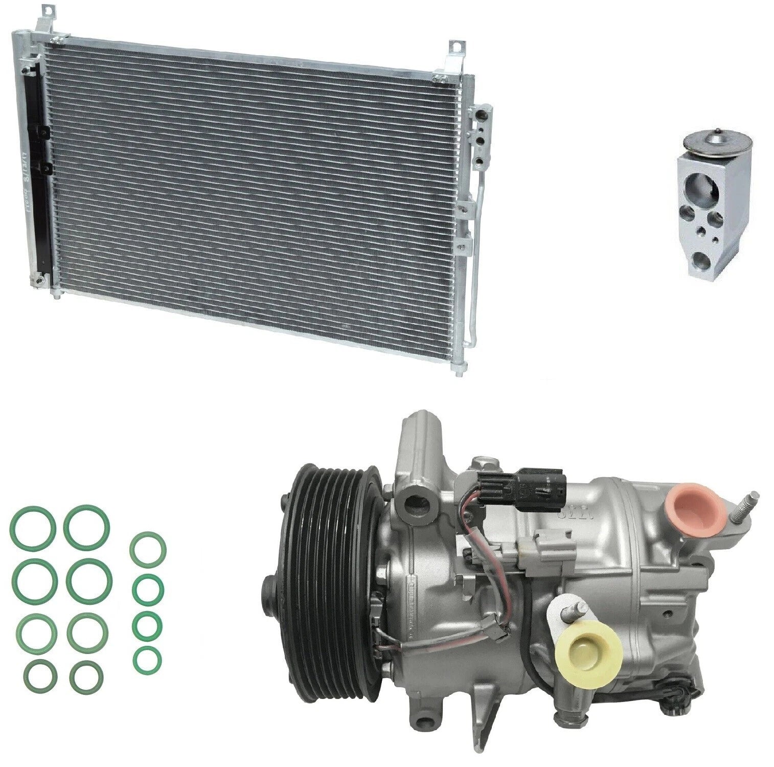 AC Compressor Kit With Condenser for Infiniti Q50 3.0L (2017–2018)