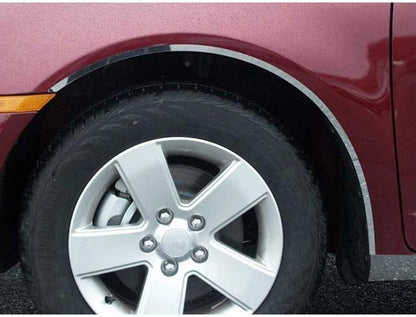 4pc. Luxury FX Steel Long Narrow Fender Trim w/3M for 2006-2009 Mercury Milan