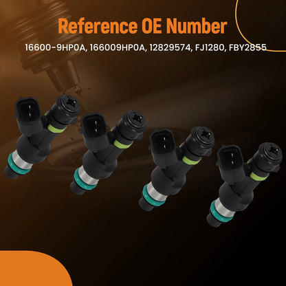 4PCS Fuel Injectors for Nissan NV200 Altima (2015–2017, 2017) (2015–2017)