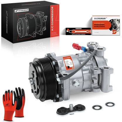 A/C Compressor with Clutch for Chevrolet C6500 C7500 (1995–2009)