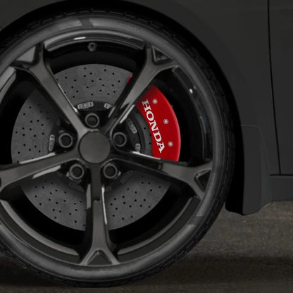 Set of 4 Red Honda/H Logo Caliper Covers for 2002-2003 Honda Civic Si by MGP