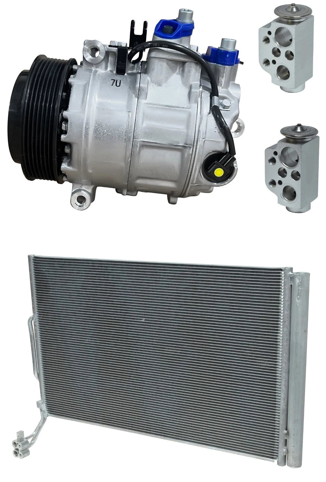AC Compressor Kit With Condenser for Porsche Cayenne 4.8L (2011–2018)