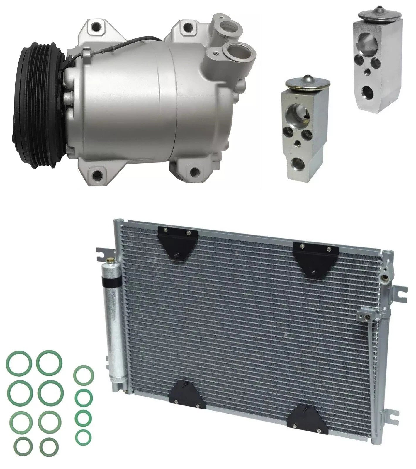 AC Compressor Kit with Condenser for Suzuki XL-7 2.7L V6 (2006–2006)