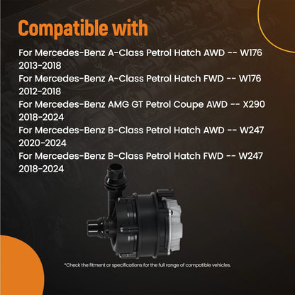 Electric Water Pump for Mercedes CLS C257 Diesel (2018–2024)