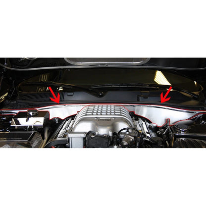 Firewall Brushed Stainless Steel for Dodge Challenger Hellcat (2015–2019)
