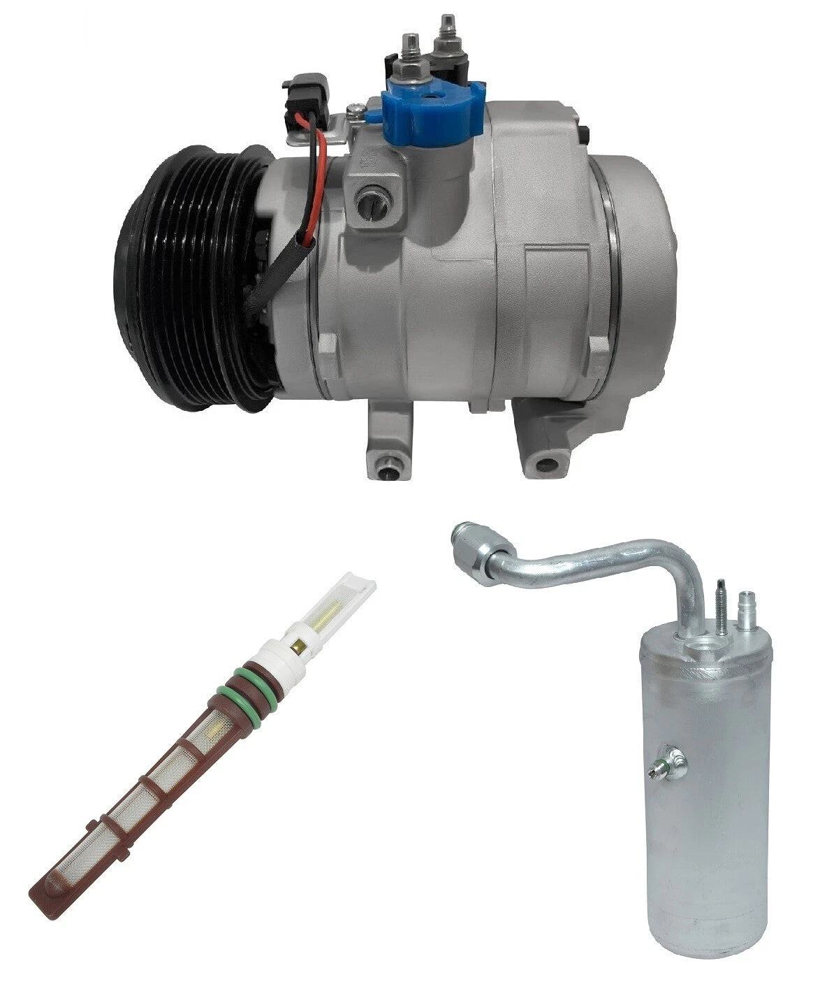 AC Compressor Kit Heavy Duty for Ford F-450 Super Duty 6.8L (2007–2010)