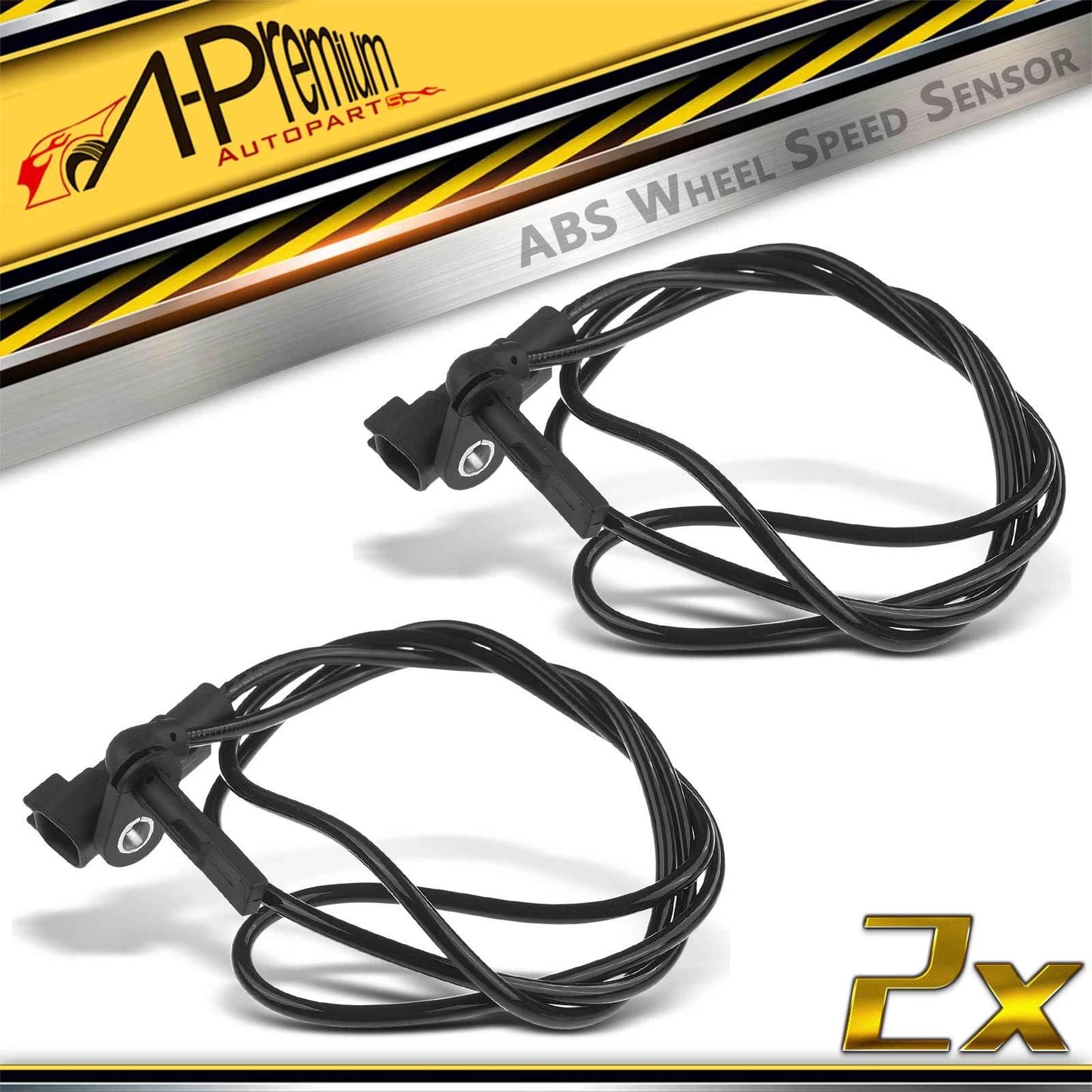 2X Rear ABS Wheel Speed Sensors for Buick LaCrosse (2010–2011)