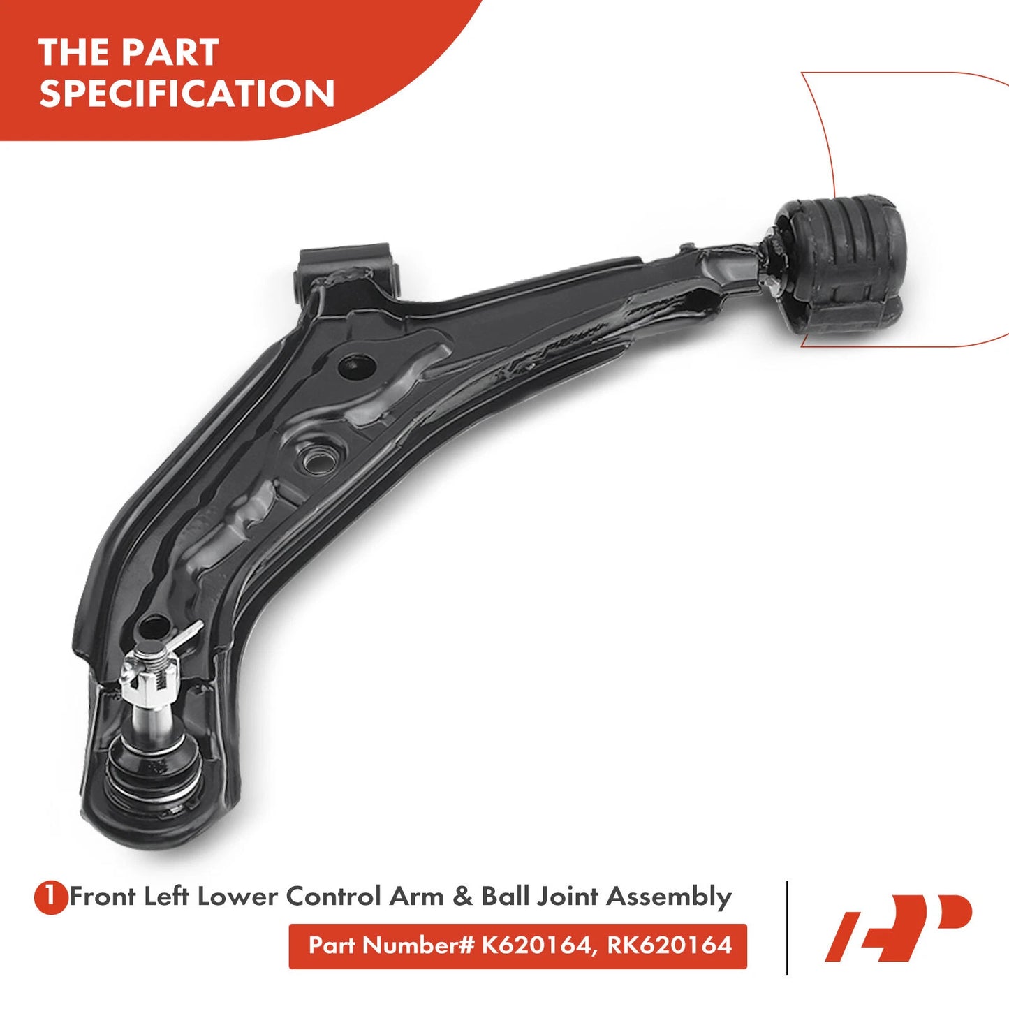 2X Front Lower Control Arm & Ball Joint Assembly for Chevy Aveo5 (2004–2011)