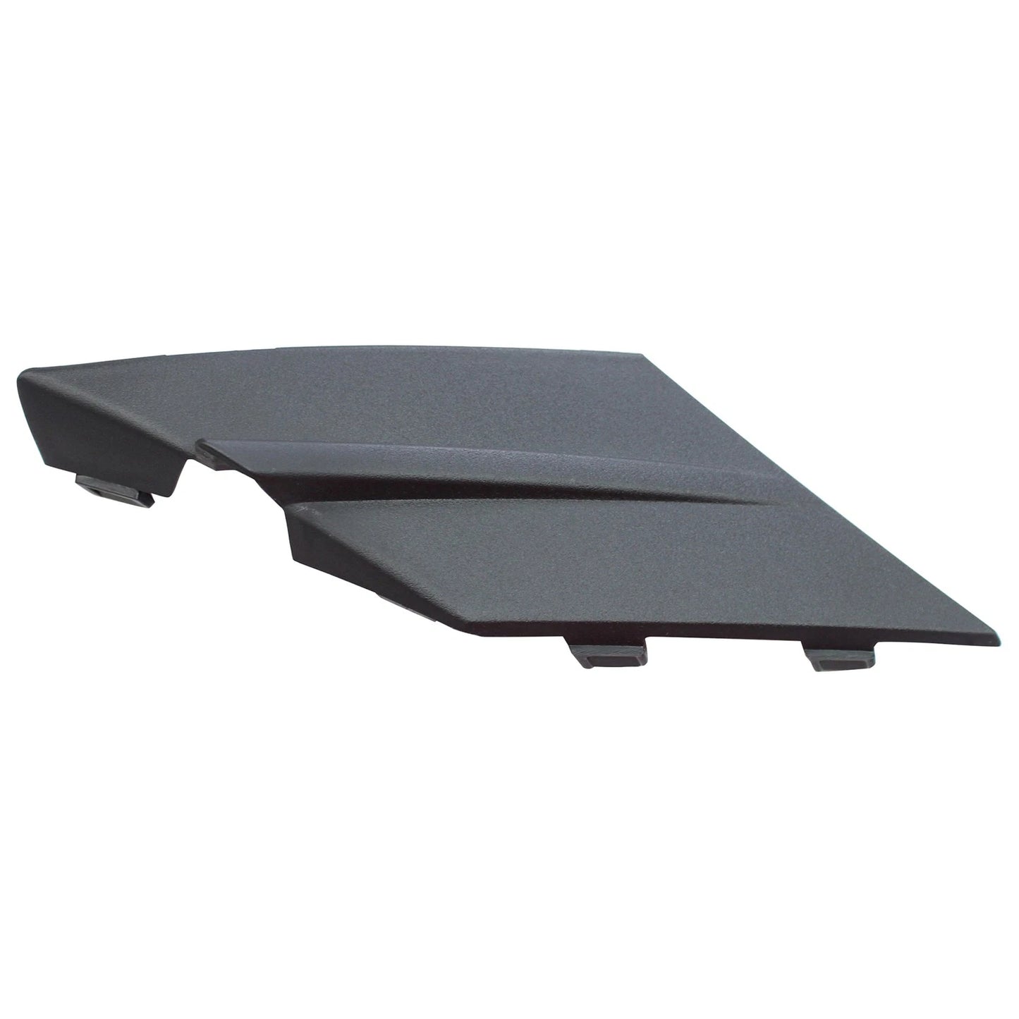 Replacement Black Textured Polypropylene Front Driver Outer Bumper Cover Grille