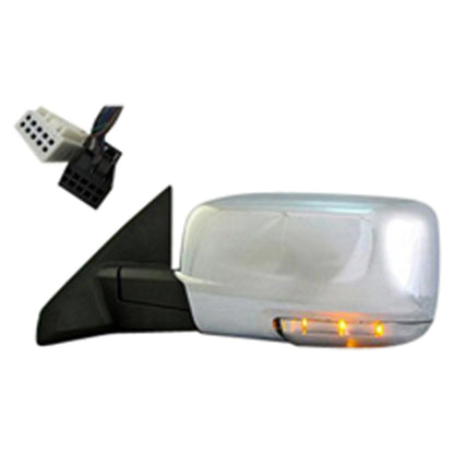 Chrome Driver Side Power Door Mirror w/o Auto Dimming Glass w/Heated Glass
