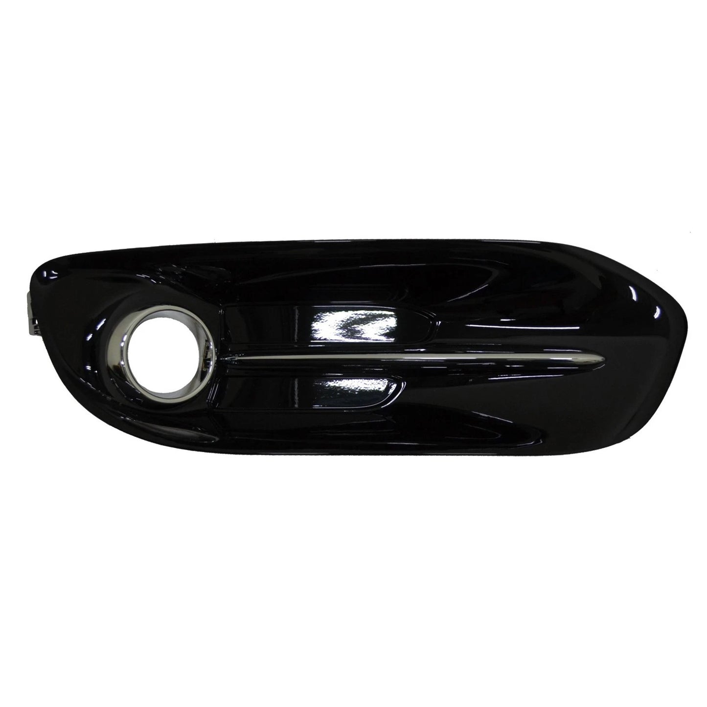 Replacement Black Chrome/Gloss/Painted Plastic Driver Side Fog Light Bezel