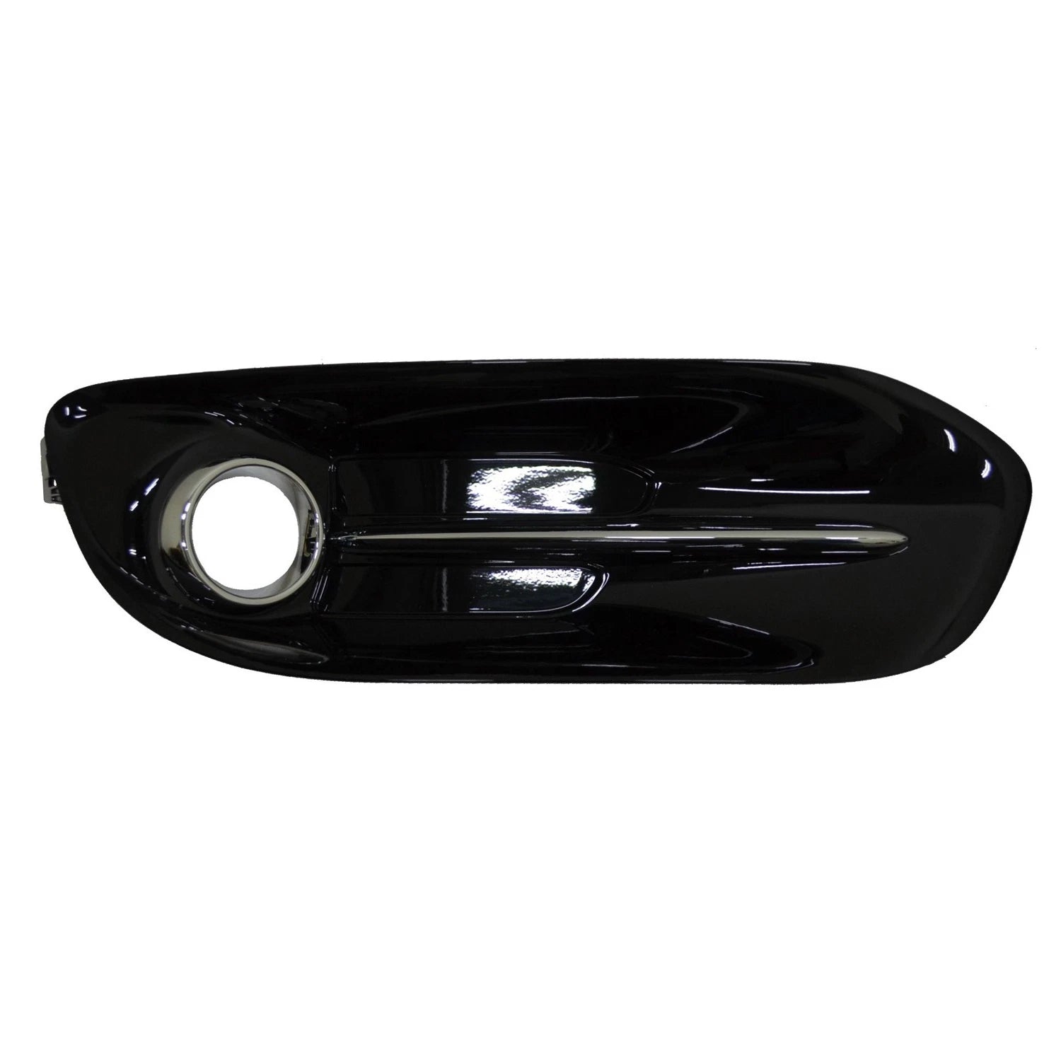 Replacement Black Chrome/Gloss/Painted Plastic Driver Side Fog Light Bezel