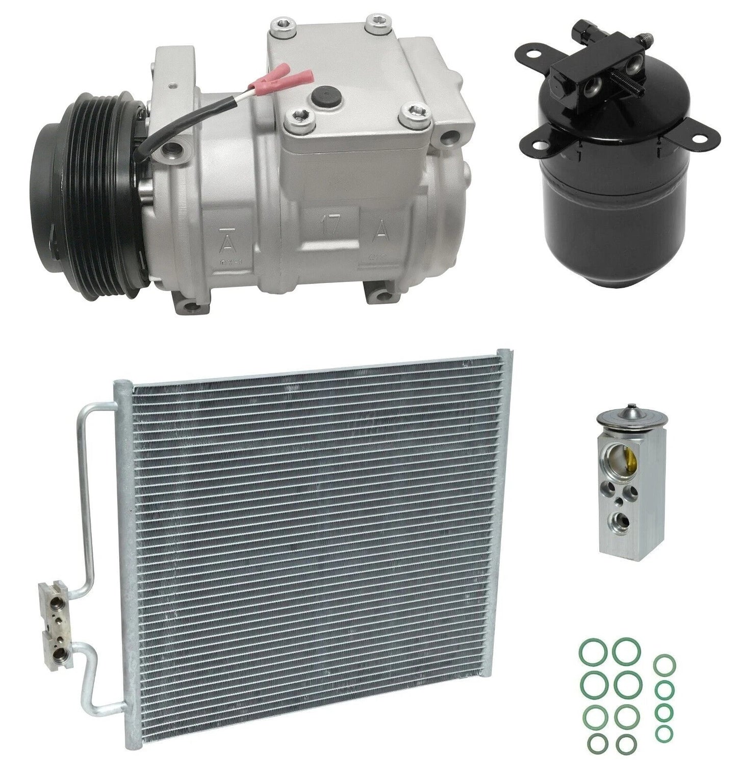 AC Compressor Kit With Condenser for BMW 525i 2.5L (1991–1996)