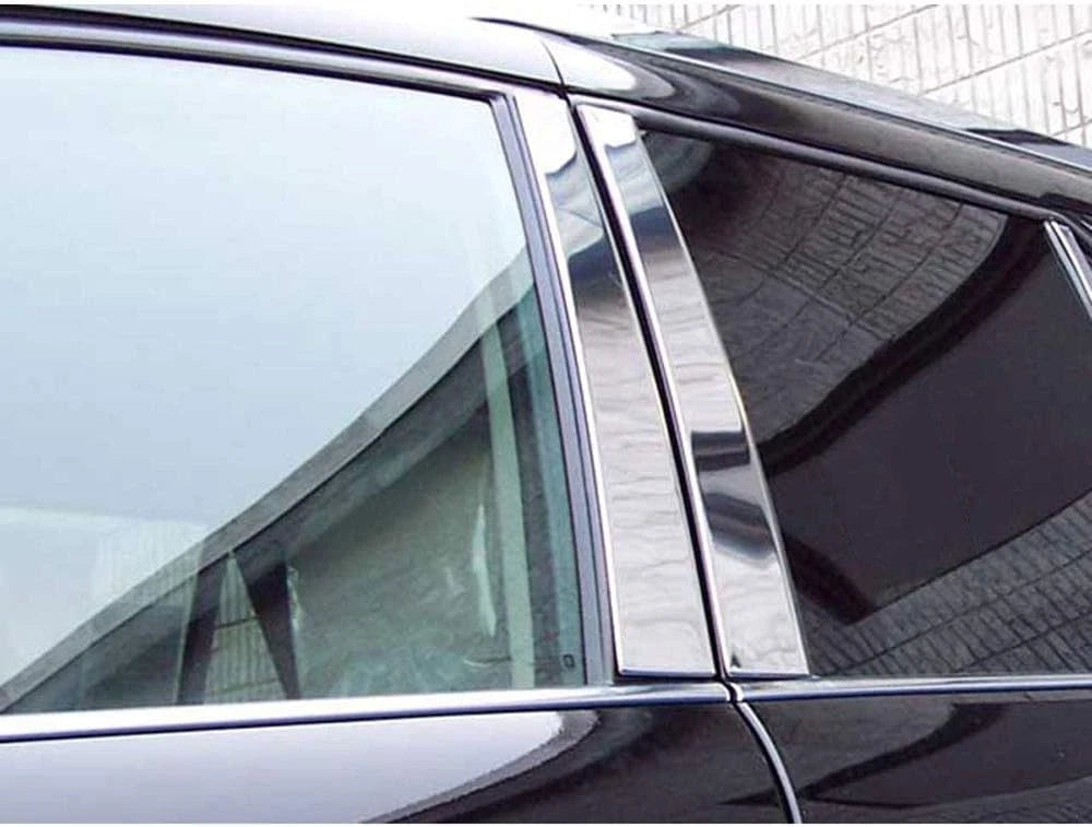 4pc. Luxury FX Chrome Pillar Post Trim for 2003-2007 Saturn Vue