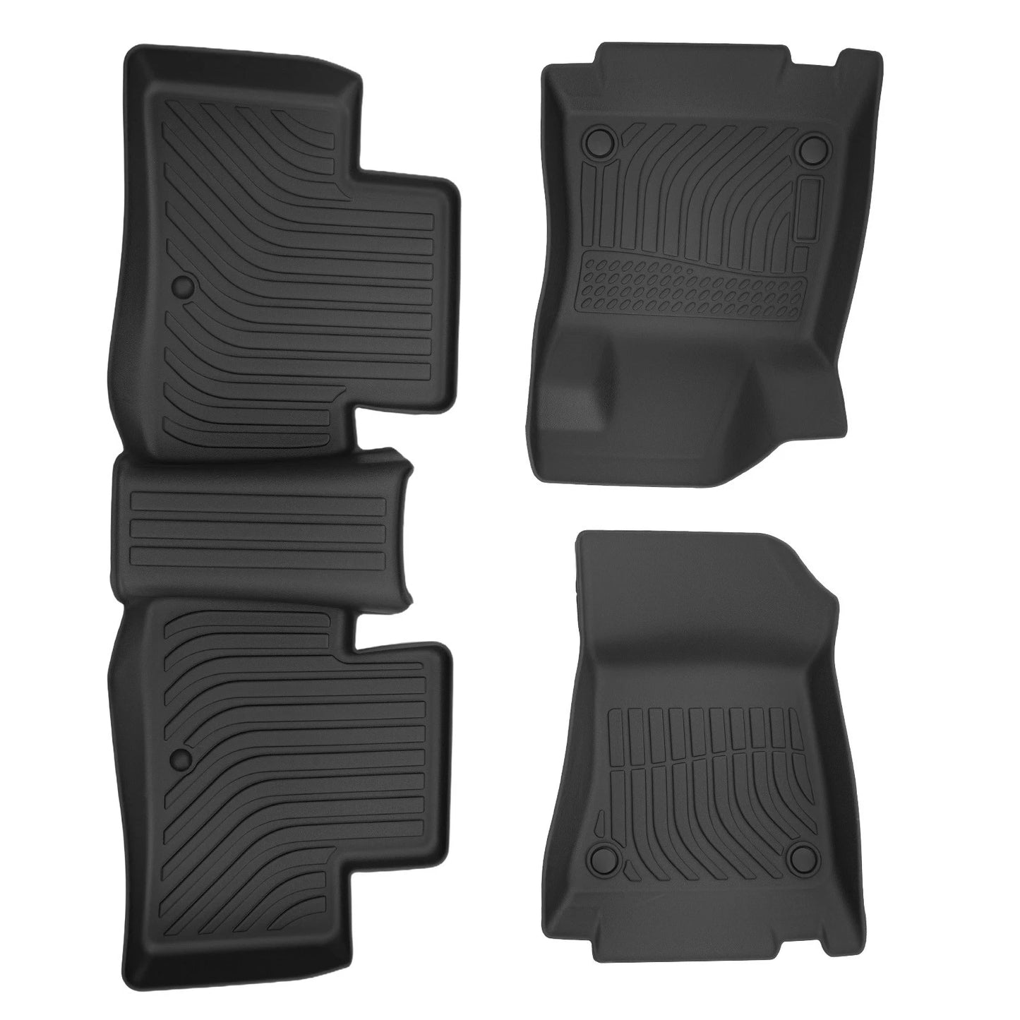 Black TPE Carpet Floor Mats for INFINITI QX50 (2019–2025) Waterproof Floor Liners