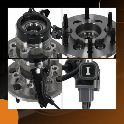 Front Wheel Bearing Hub Assembly for GMC Canyon 4WD (2004–2008)
