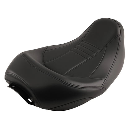Black Low Profile Driver Seat for Harley Touring (2009–2024) Leather