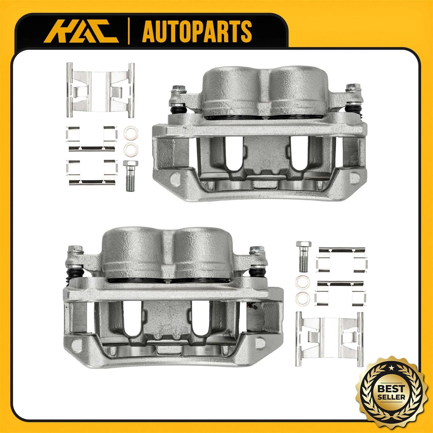 Dual Piston Disc Brake Caliper for Ford F-150 (1996–2003) Front Left Right
