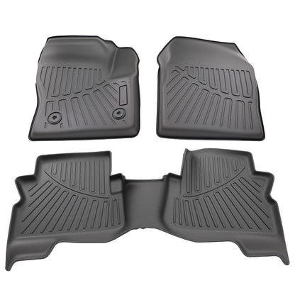 Black Carpet Floor Mats for Ford Escape C-Max (2013–2019) TPE Rubber
