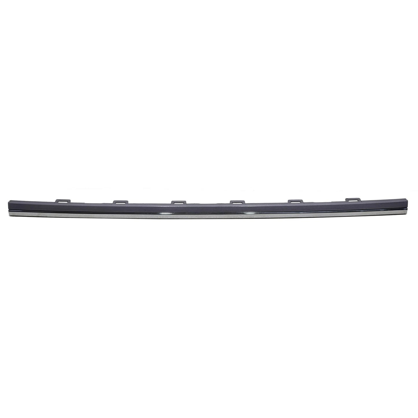 Replacement Gray Chrome ABS Plastic Front Center Bumper Cover Molding