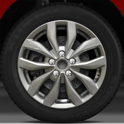 17x6.5 Factory Wheel (Medium Sparkle Silver) For 2014-2015 Kia Optima