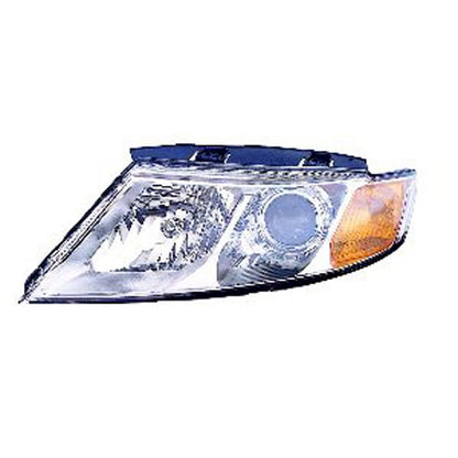 Driver Side Head Light Assembly w/Chrome Insert for 2009-2010 Kia Magentis