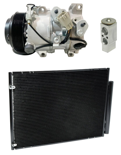 AC Compressor Kit With Condenser for Lexus RX350 3.5L (2007–2015)