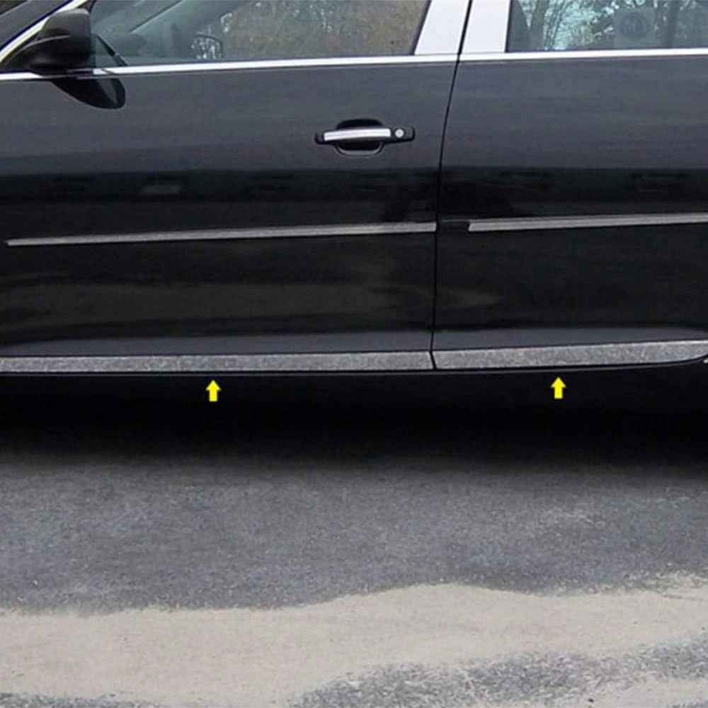 8pc Stainless Rocker Trim Luxury FX Replacement for Chevy Malibu (2013–2015)