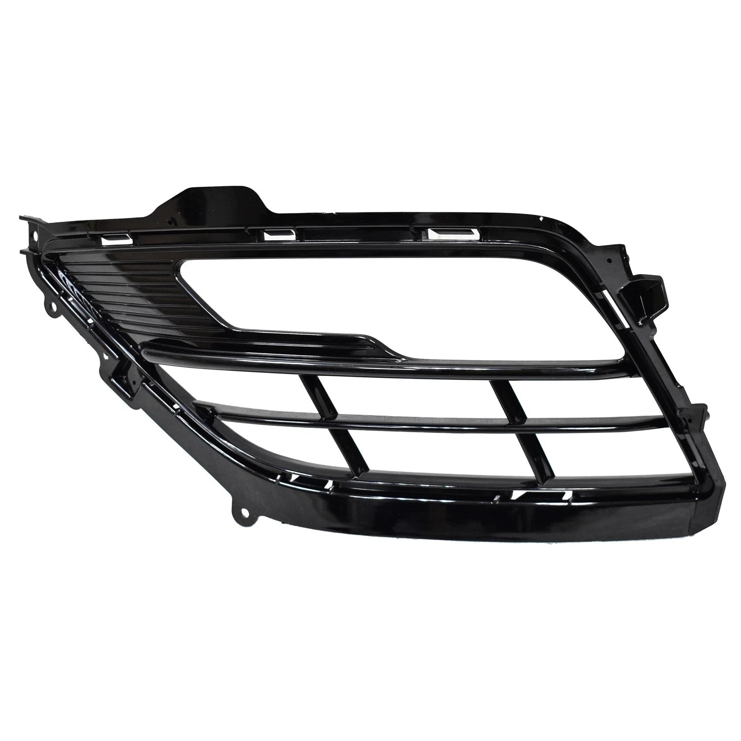 Replacement Black Gloss ABS Plastic Front Driver Side Fog Light Bezel
