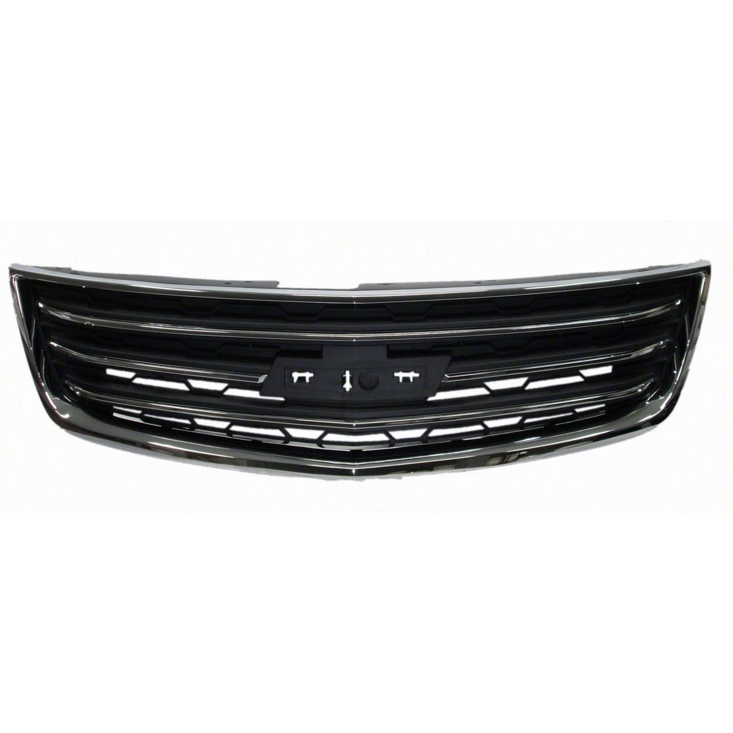 Replacement Gray Chrome Plastic Front Grille For 2013-2017 Chevrolet Traverse