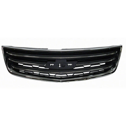 Replacement Gray Chrome Plastic Front Grille For 2013-2017 Chevrolet Traverse