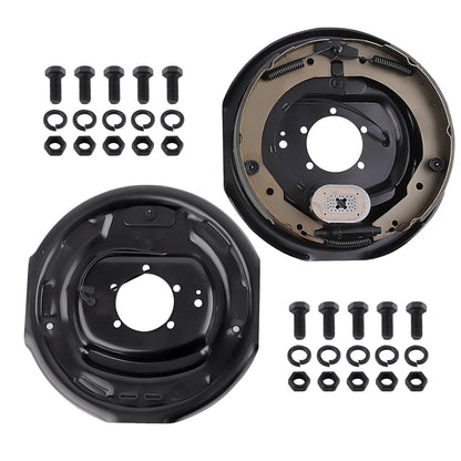 Electric Trailer Axle Brake Assembly Left & Right for 12" (5200–7000 lb) (2011–2015)