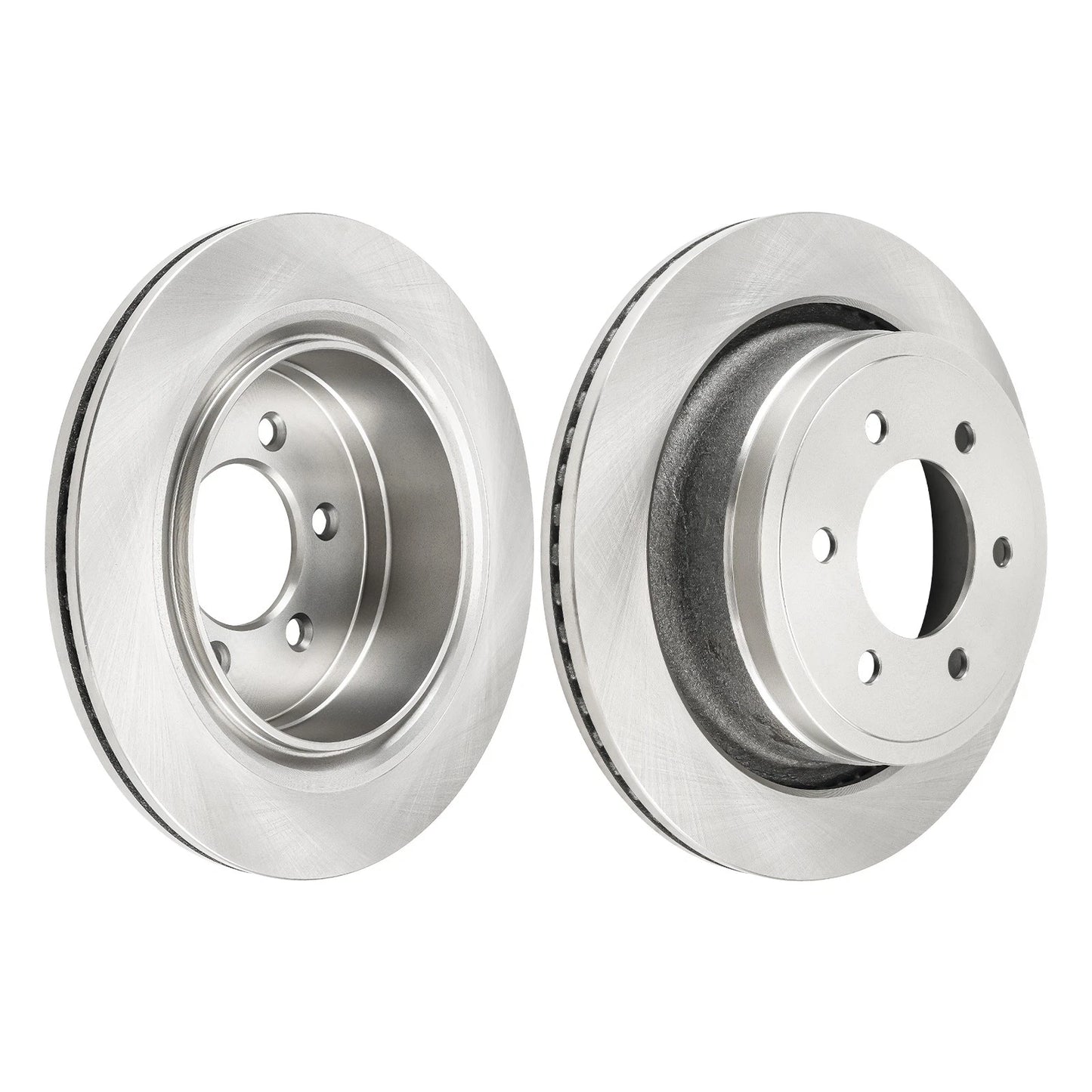2X Vented Rear Disc Brake Rotors for 2012-2018 Ford F-150 (6-Lug)