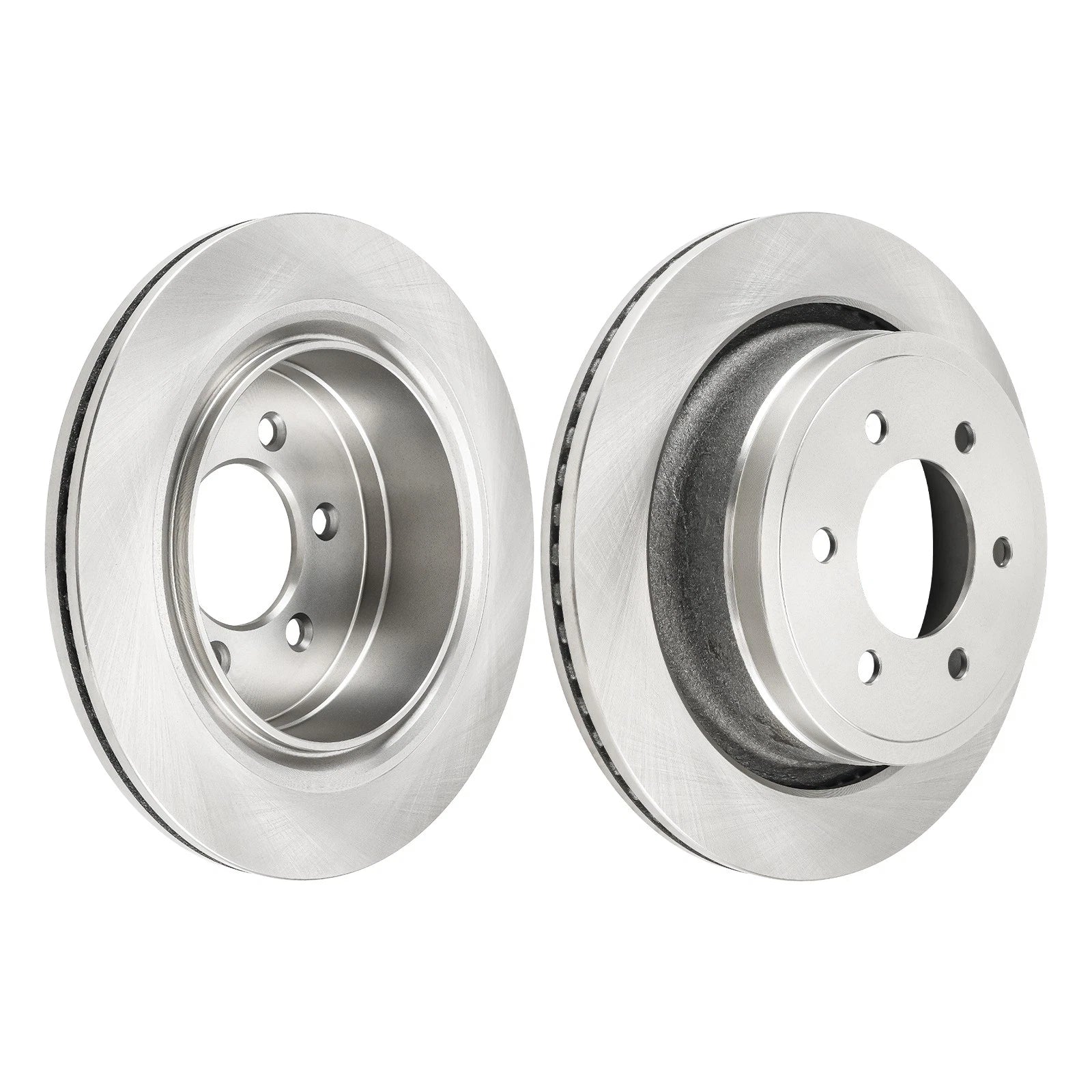 2X Vented Rear Disc Brake Rotors for 2012-2018 Ford F-150 (6-Lug)