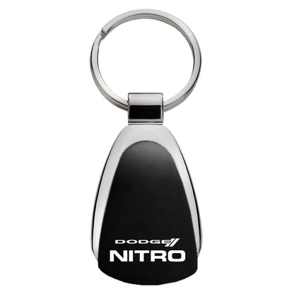 Black Teardrop Keychain - Officially Licensed for Dodge Nitro