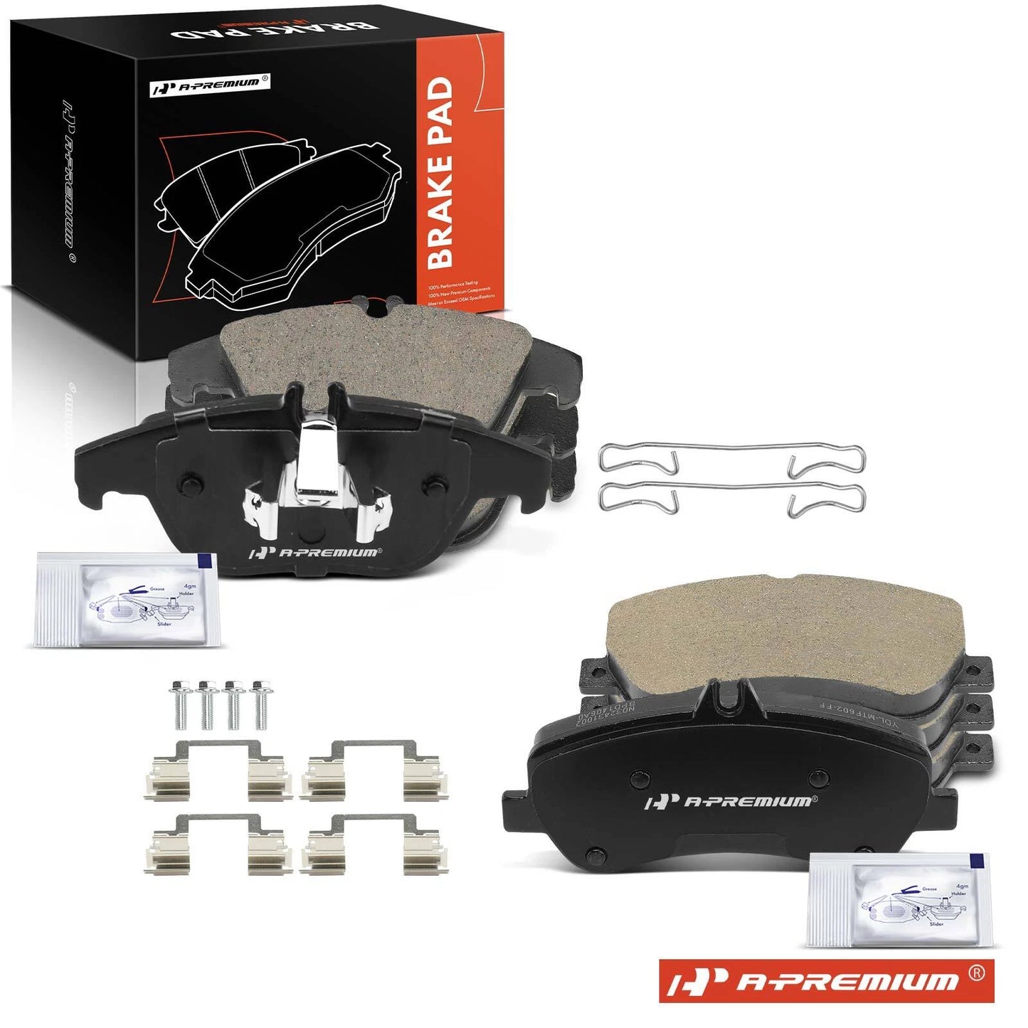 8x Ceramic Brake Pads for Mercedes-Benz GLK250 (2013–2015)