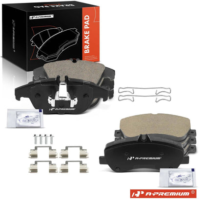 8x Ceramic Brake Pads for Mercedes-Benz GLK250 (2013–2015)