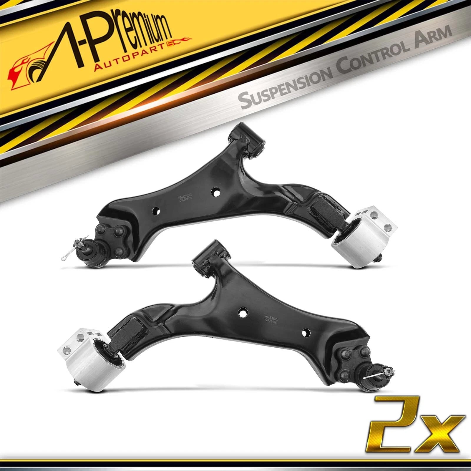 2X Front Lower Control Arm with Ball Joint for Chevrolet Suzuki