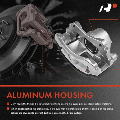 6x Front Brake Caliper & Pad for Chevrolet Impala (2000–2016)