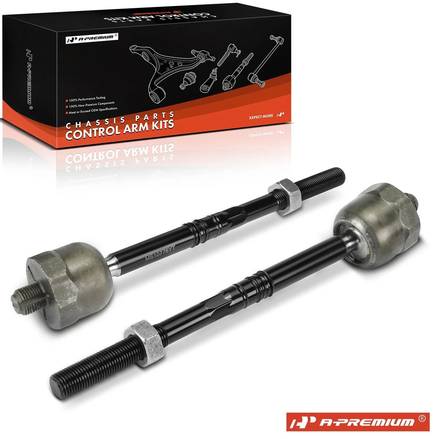 2X Front Inner Tie Rod for Mercedes-Benz C350 (2012–2015)