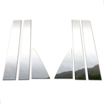 6Pc Chrome Pillar Post Covers for Chevrolet Equinox (2005–2009)