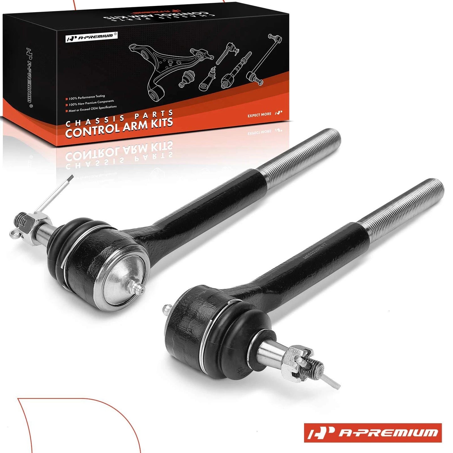 2X Front Outer Side Tie Rod End for Chevrolet Camaro Pontiac Firebird (1993–2002)