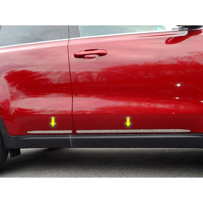 Lower Body Side Molding Accent Kit Stainless Luxury FX for Kia Sportage (2017–2022)