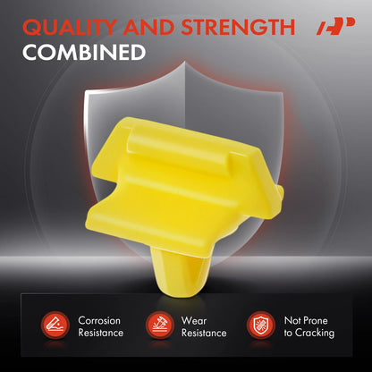 20Pcs Yellow Nylon Front Fender Moulding Clips for Mercedes