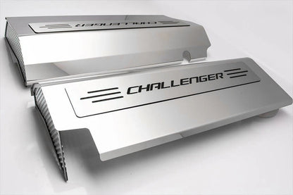 Fuel Rail Covers Black Solid Vinyl Challenger Inlay for Dodge Challenger (2008–2011)