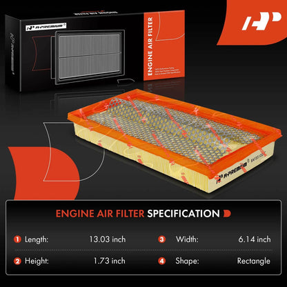 2X Engine Air Filter for Mercedes-Benz 400E, 500E, S420 (1994–1999)