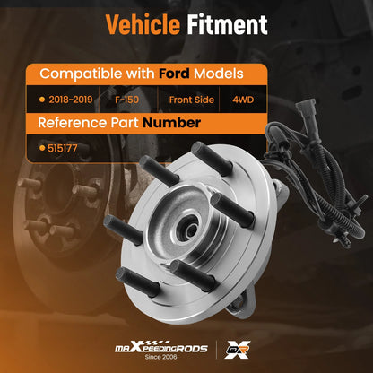 Front Wheel Hub and Bearing Assembly for Ford F-150 4WD (2018–2020)